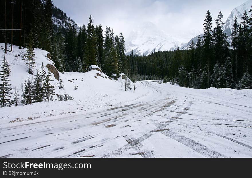 Snow scenery