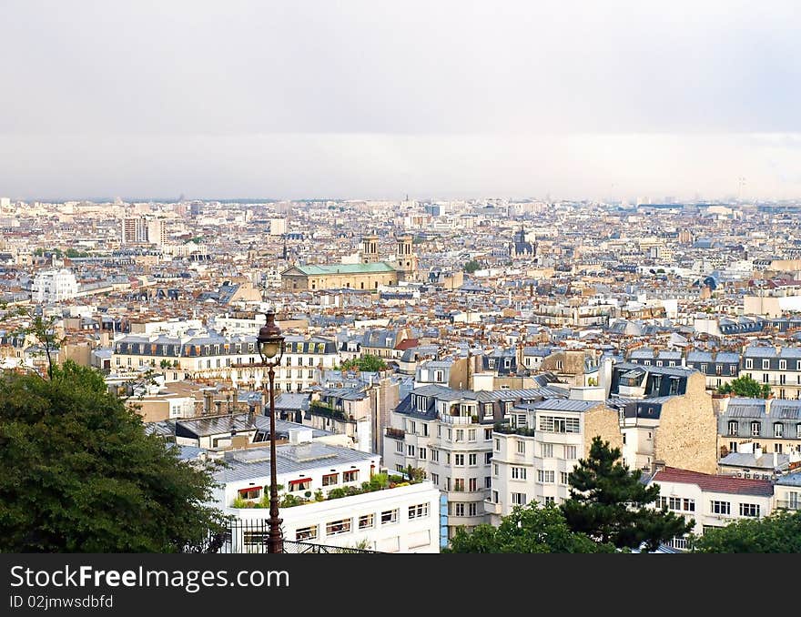 Montmartre - view of Paris