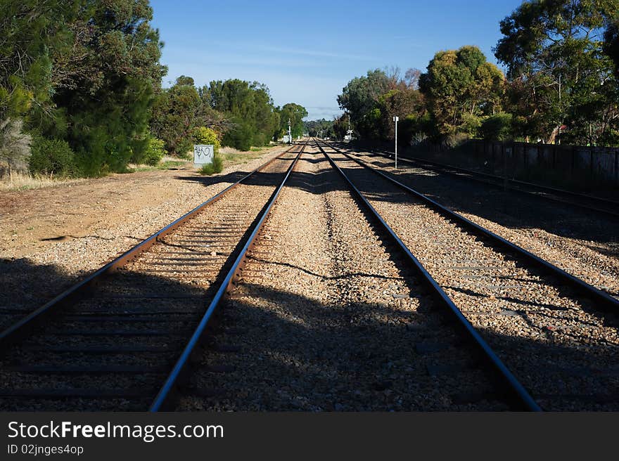 Rail road tracks