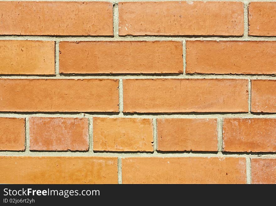 Red vintage brick wall background