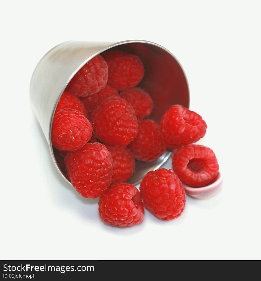 Jar of fraiches raspberries to be tasted without moderation. Jar of fraiches raspberries to be tasted without moderation