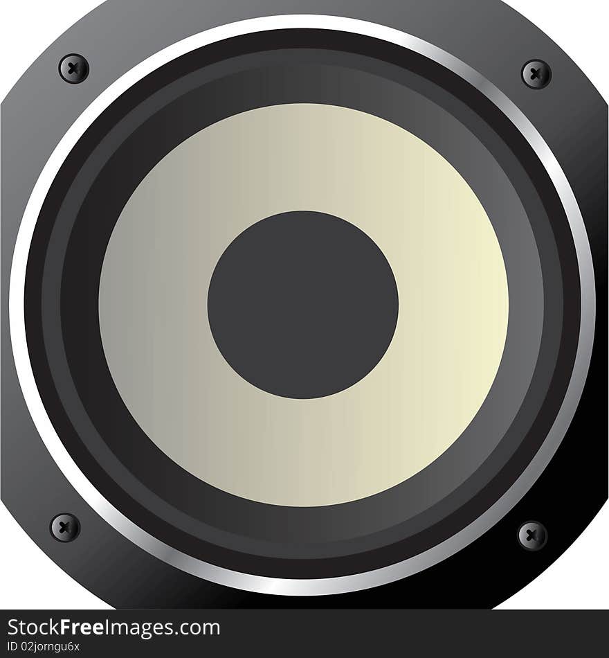 illustration of  loudspeaker