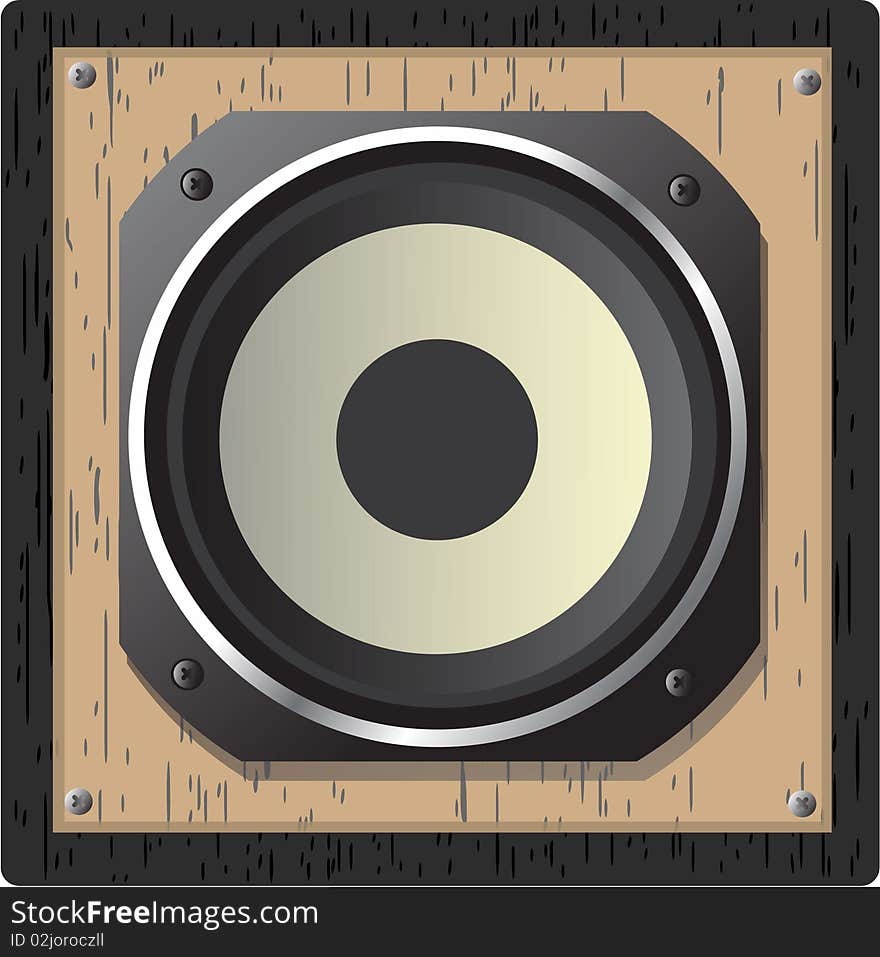 Illustration of  loudspeaker