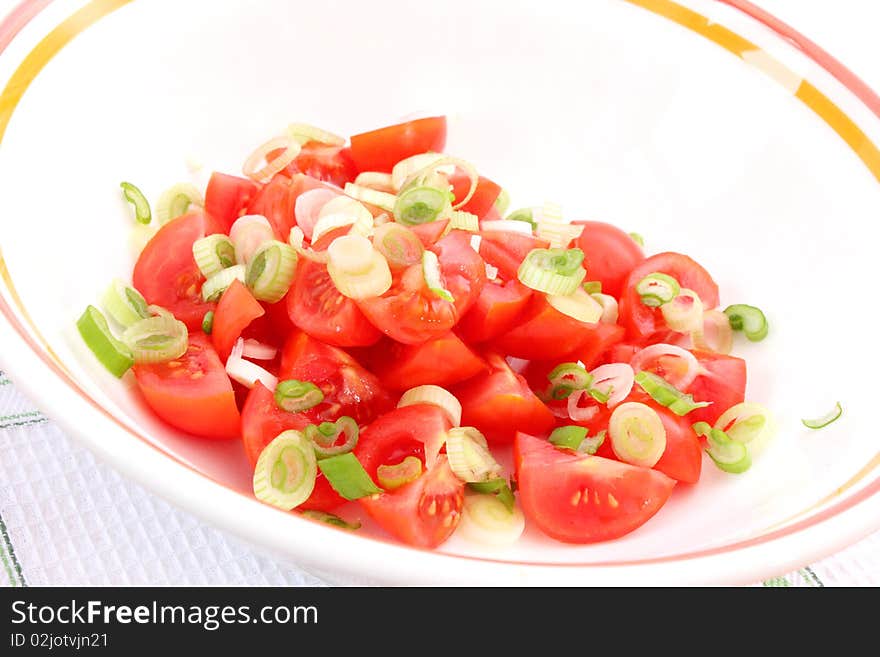 Salad of tomatoes