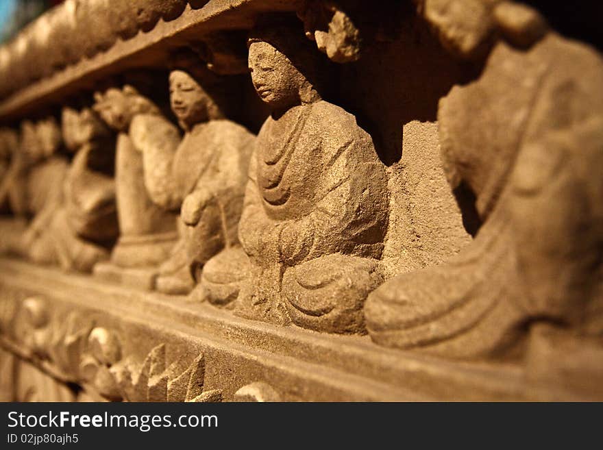 Images of Buddha in the Buddha Tooth Relic Temple, Singapore. Images of Buddha in the Buddha Tooth Relic Temple, Singapore