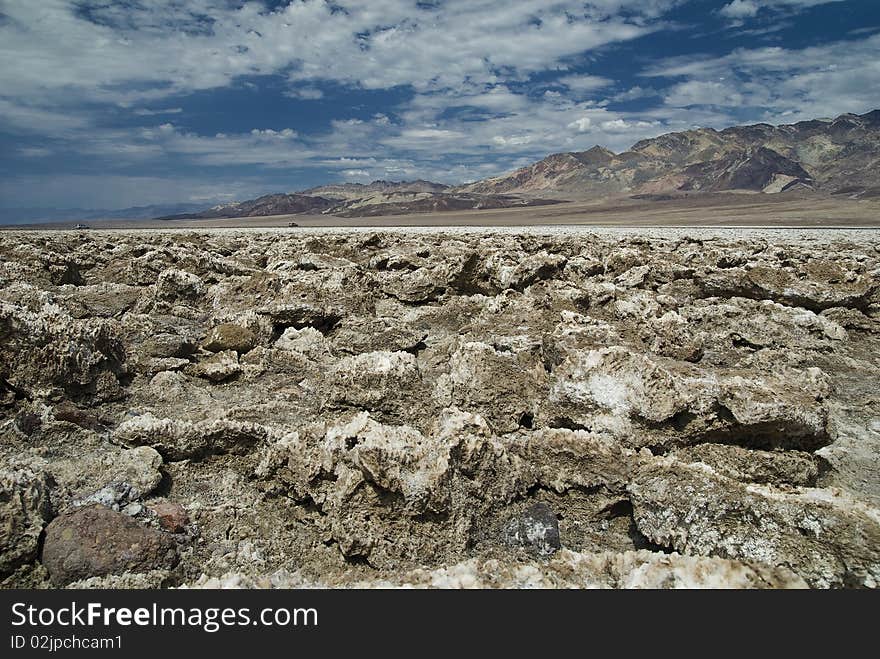 Devils Golf Course in Death Valley