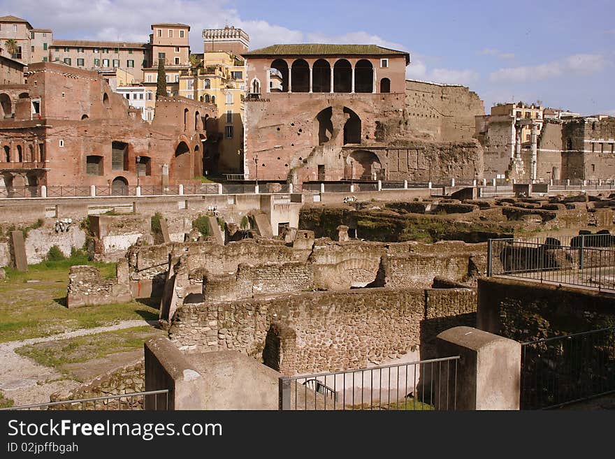 Rome-the ruins in antical city