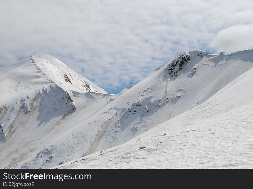 Winter Mountain Goverla