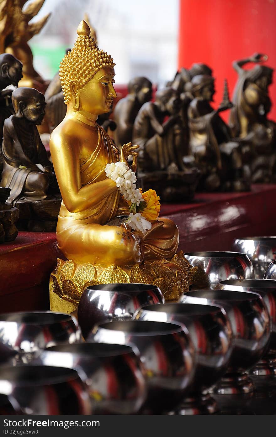 Buddha statue in Thai , buddhist , buddha