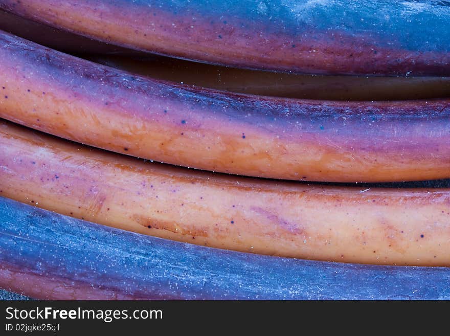 Rubber tube color brown.
being caused by the sun. Rubber tube color brown.
being caused by the sun.