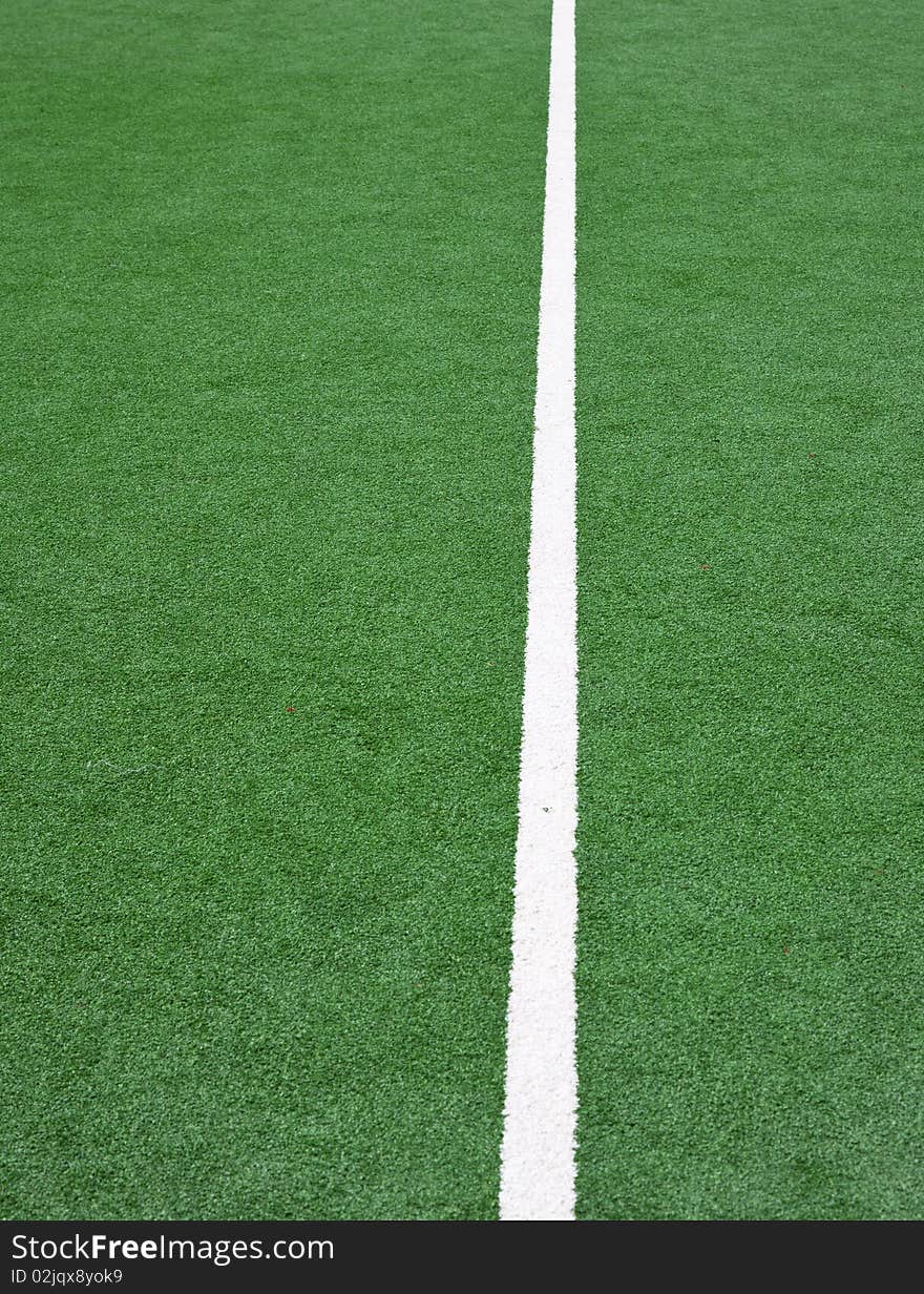 Lines on a hockey field