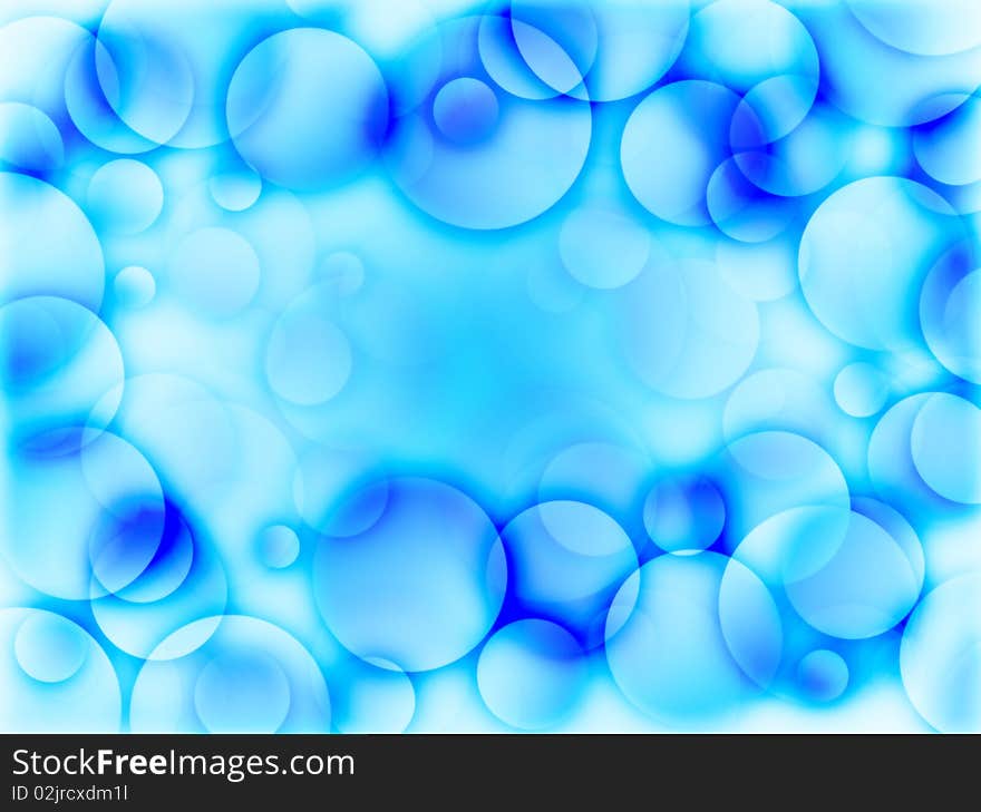 Abstract background with transparent circles.