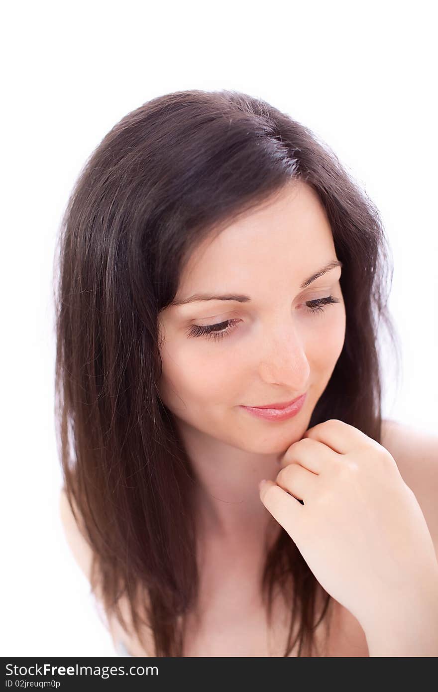 Portrait shot of a beautiful caucasian woman. Portrait shot of a beautiful caucasian woman.