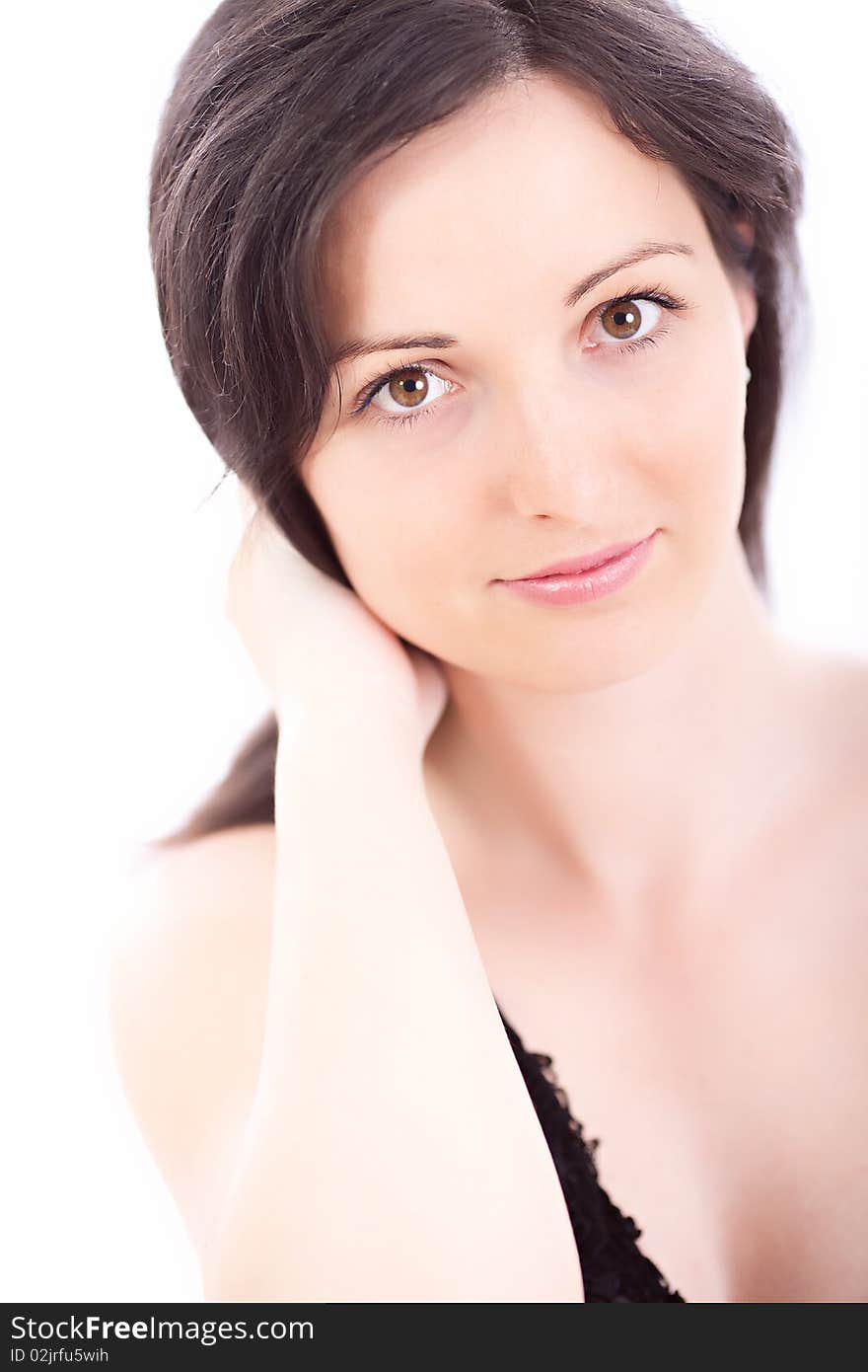 Portrait shot of a beautiful caucasian woman. Portrait shot of a beautiful caucasian woman.