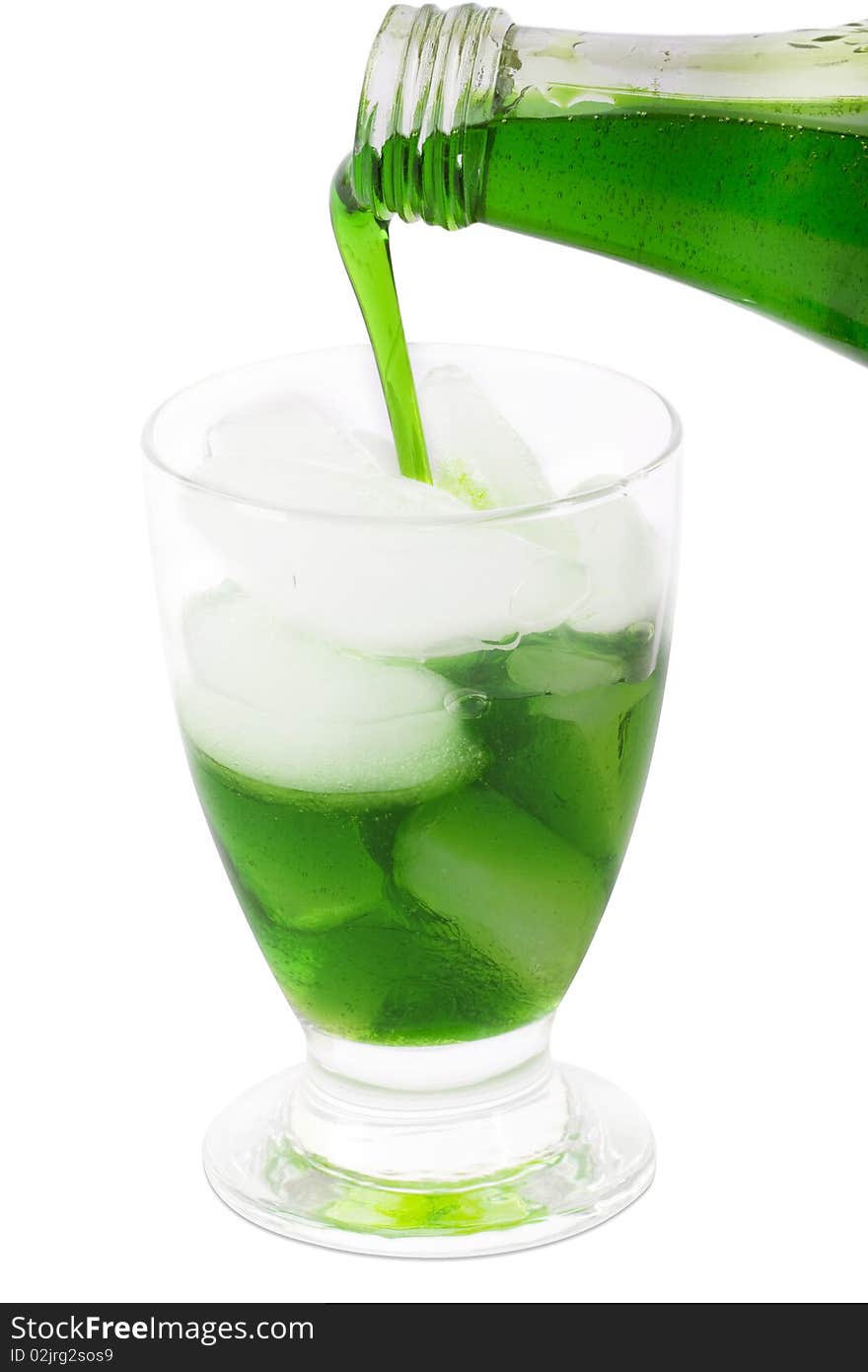 Green fruit juice