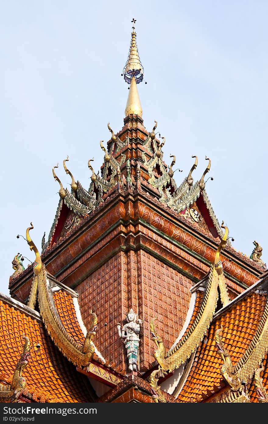 Image Of Top Of Buddhist Temple