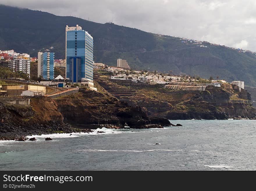 Tenerife coast landscape Canaries islands