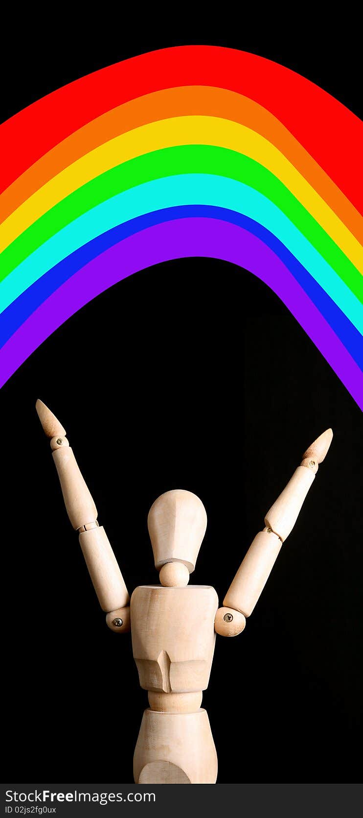 A dummy somewhere over the rainbow