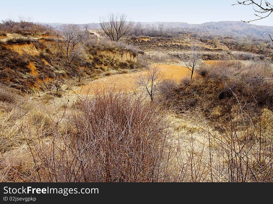 Shanxi Loess Plateau Mountain