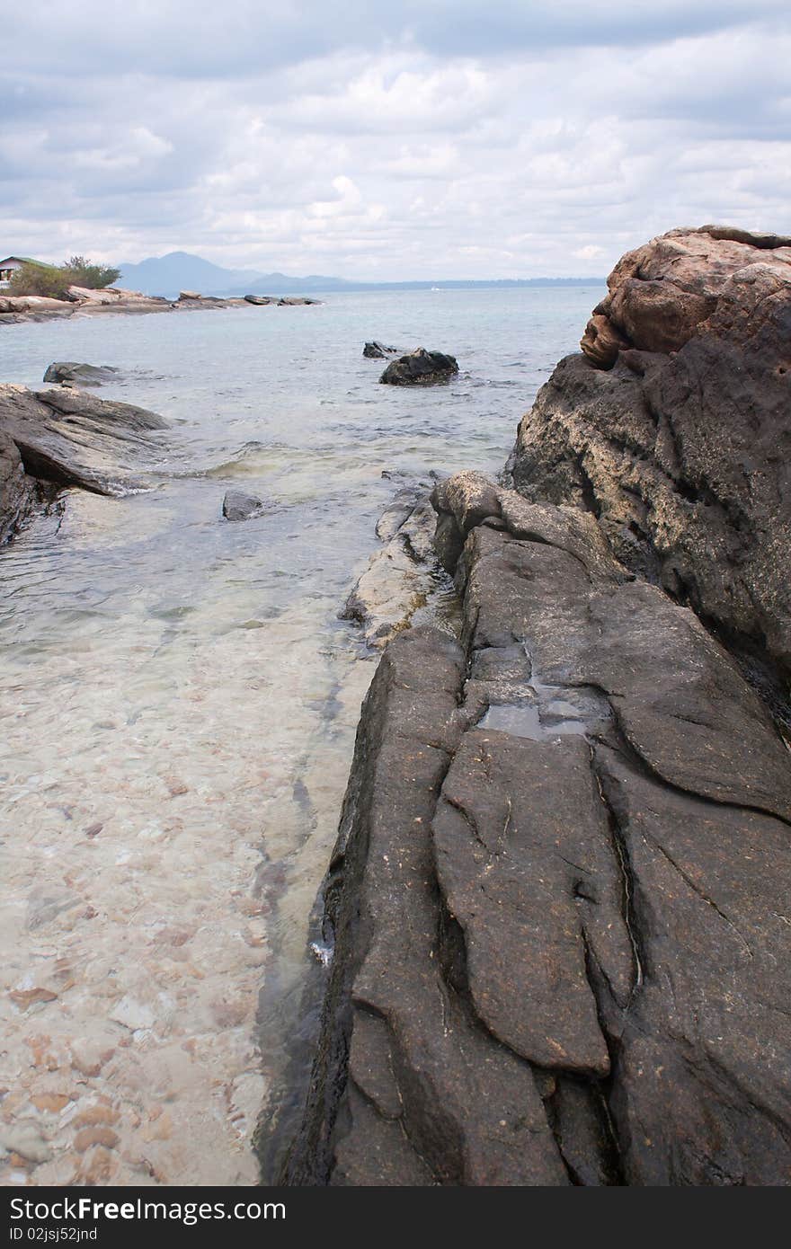 Stone And The Beach