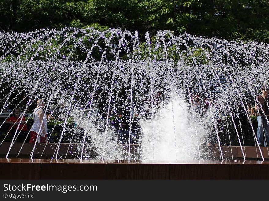 Beauty fountain in Moscow