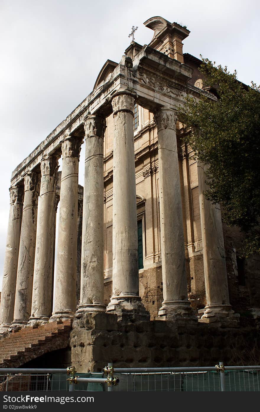 The Ancient Forum, Rome Italy. The Ancient Forum, Rome Italy