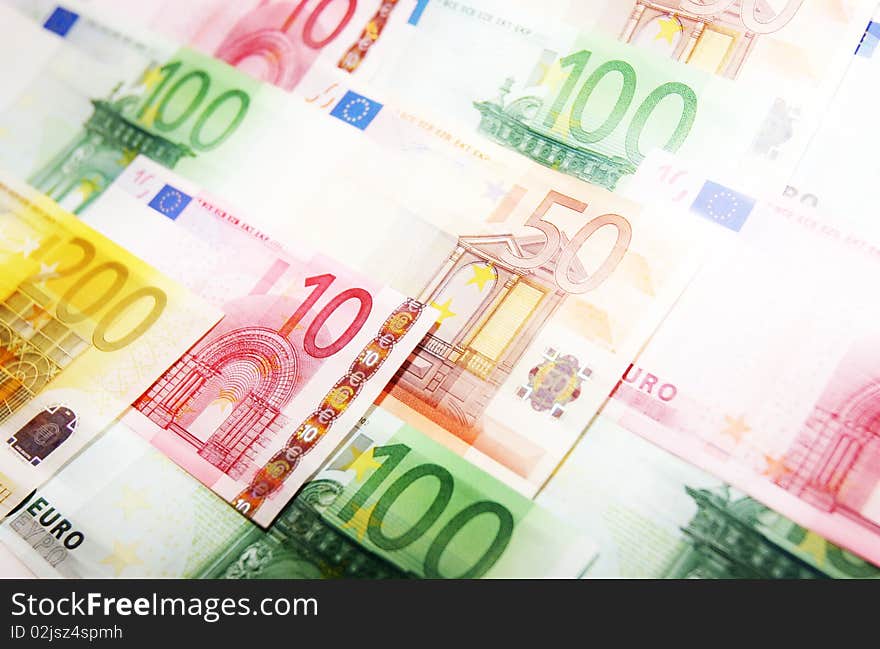 Euro money background