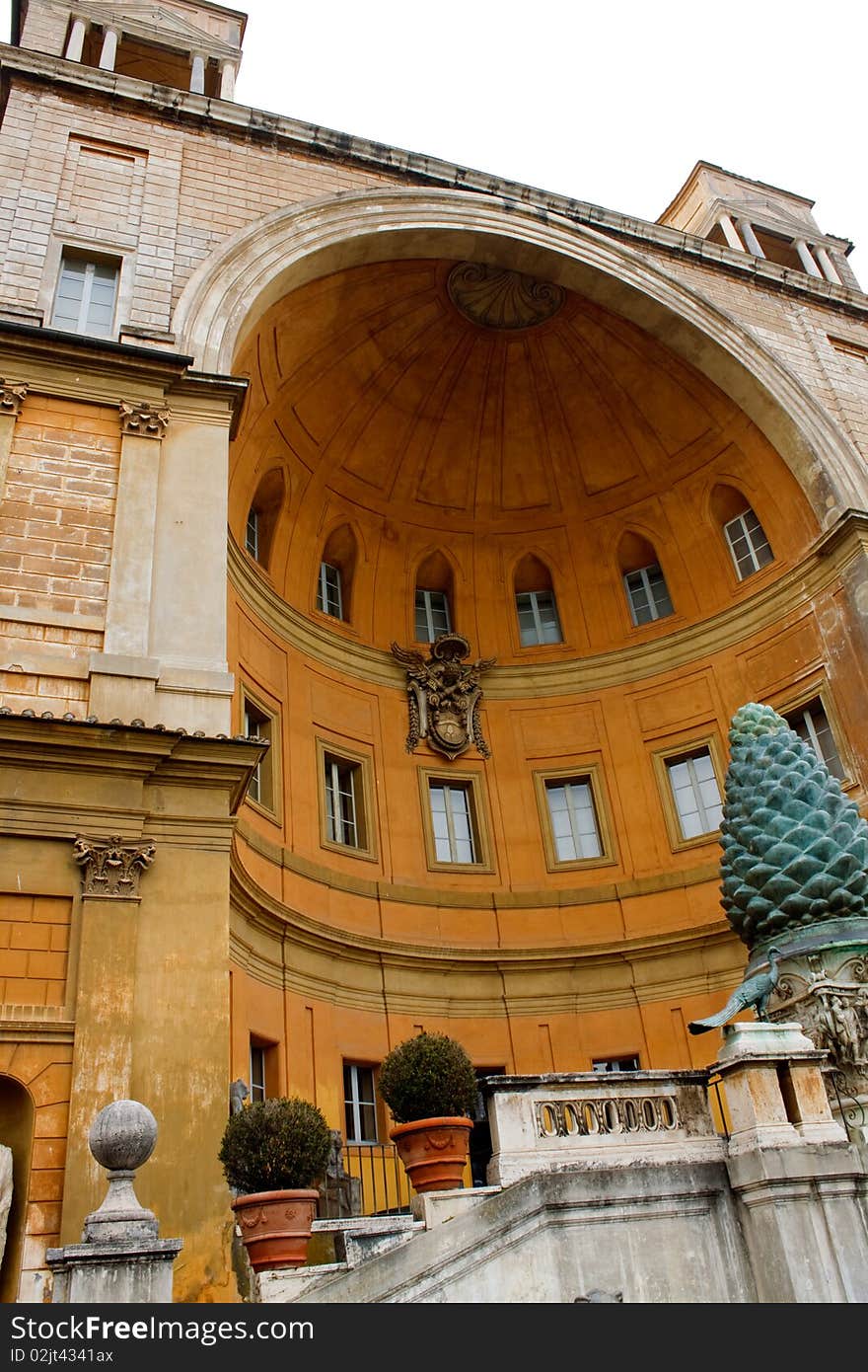 Vatican palace in Rome, Italy. Vatican palace in Rome, Italy