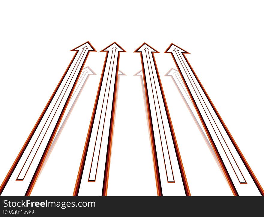 Vector illustresion is a abstract arrow creative design