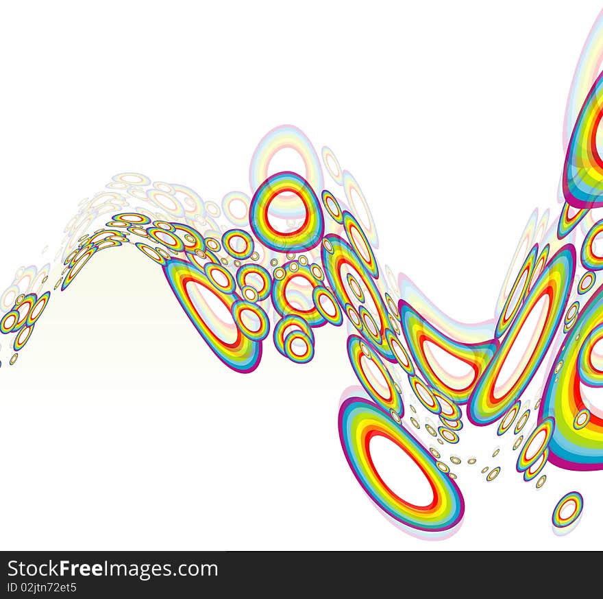 Abstract colorful creative background