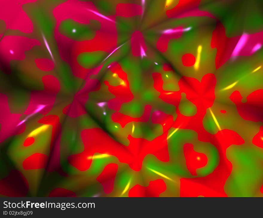 3D rendered abstract background