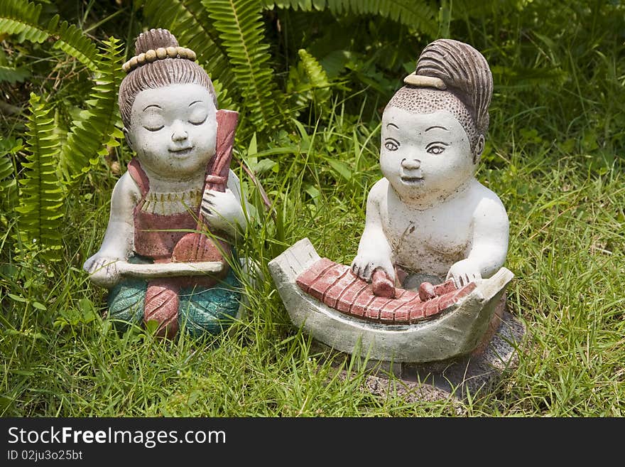 Asian figurines