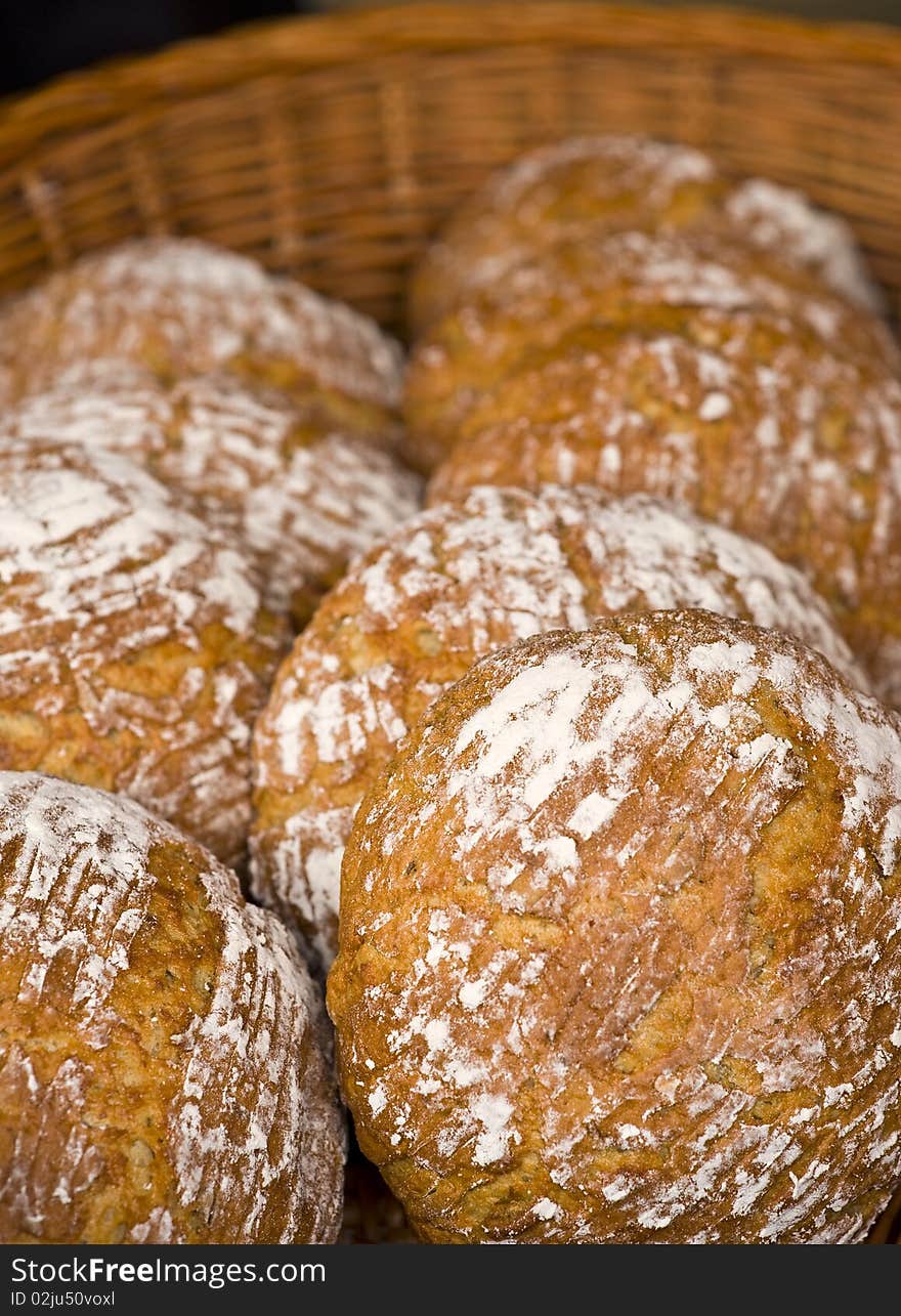 Basket With Bread