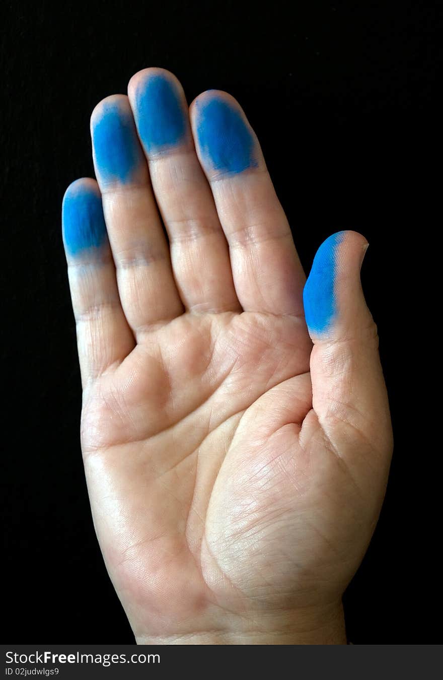 Blue Fingers