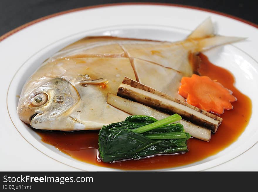 Fish on dish,Japanese food