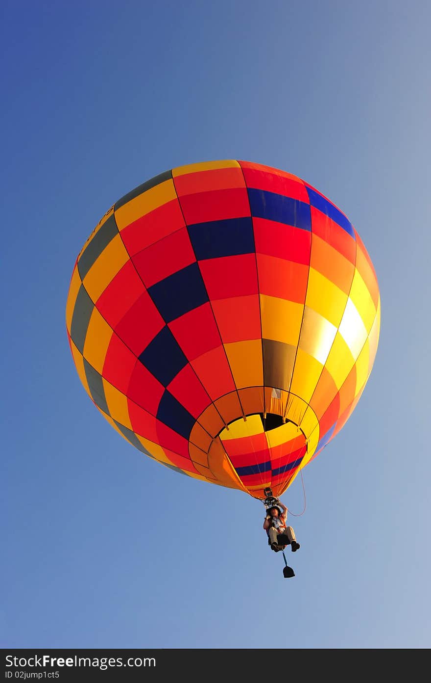 Hot Air Balloon for a person in the sky