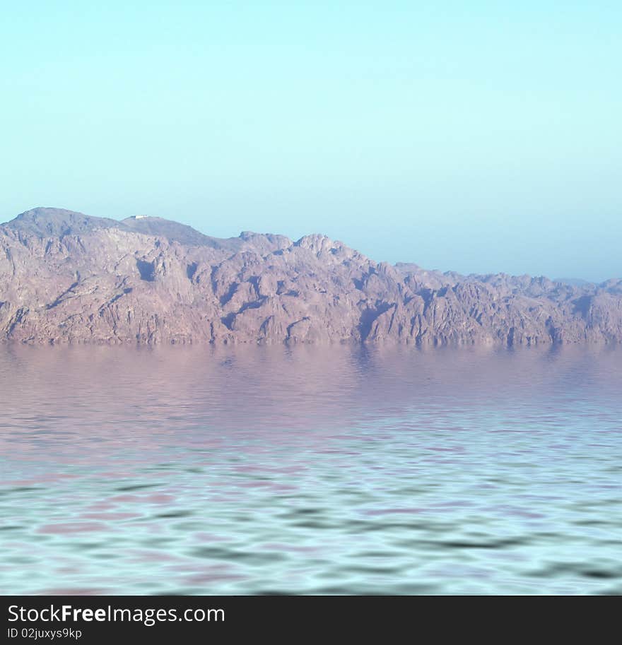 Mountains In Water