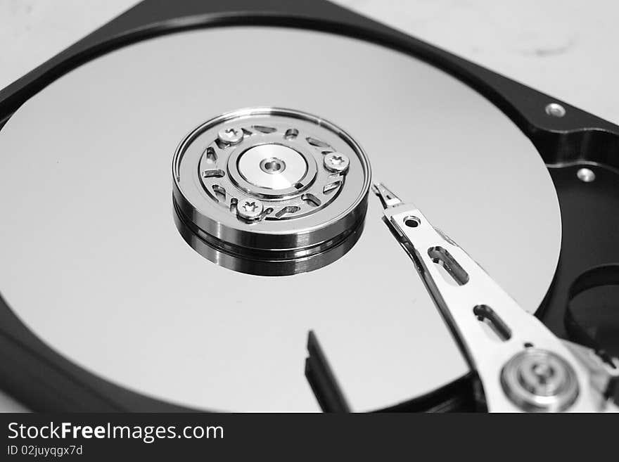 Is a computer hard disk storage device ，that is head and disk