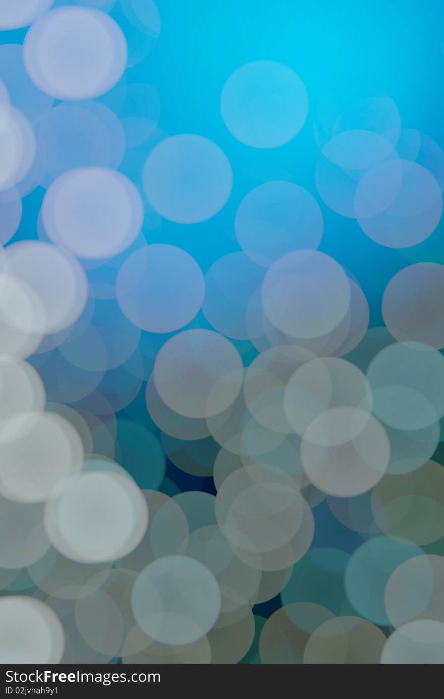 Defocused Blue Background (bokeh photographic effect)