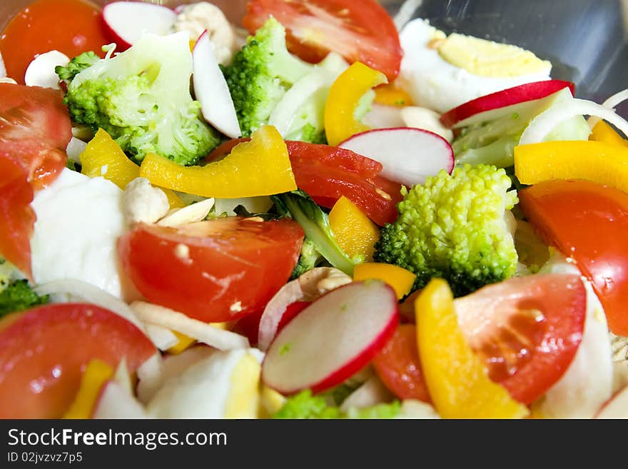 Fresh Vegetables, Fruits and other foodstuffs. Shot in a studio. Fresh Vegetables, Fruits and other foodstuffs. Shot in a studio.