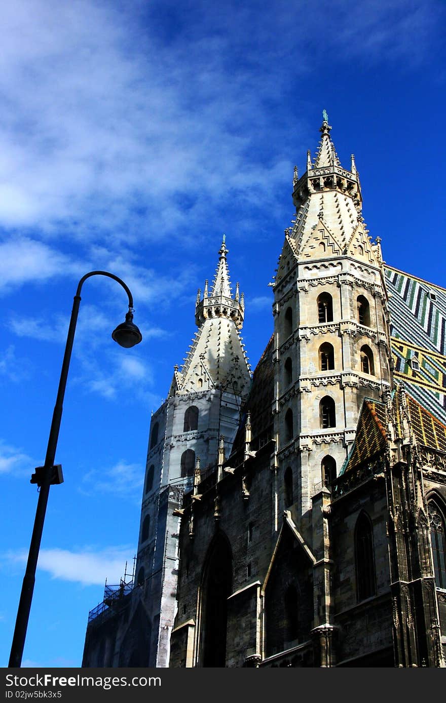 San stephan catholic cathedral in vienna. San stephan catholic cathedral in vienna