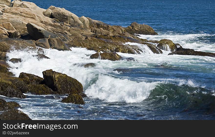 Sea surges after a nor'easter. Sea surges after a nor'easter