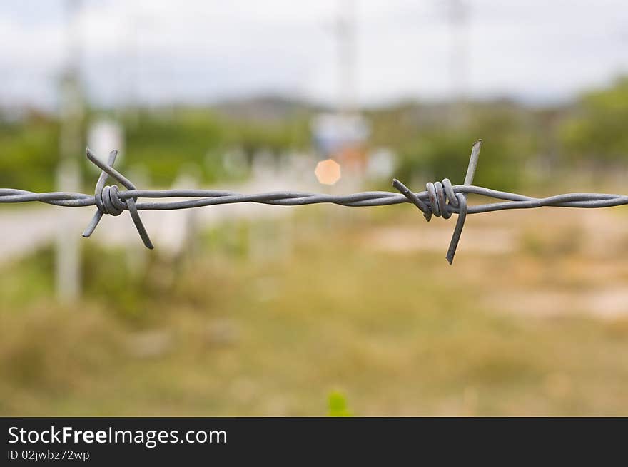 Barbed wire