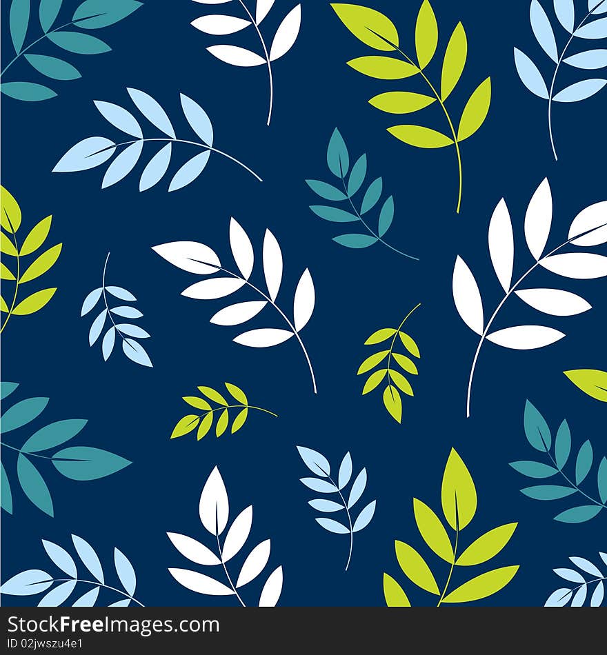 Vector Leaf Background Design