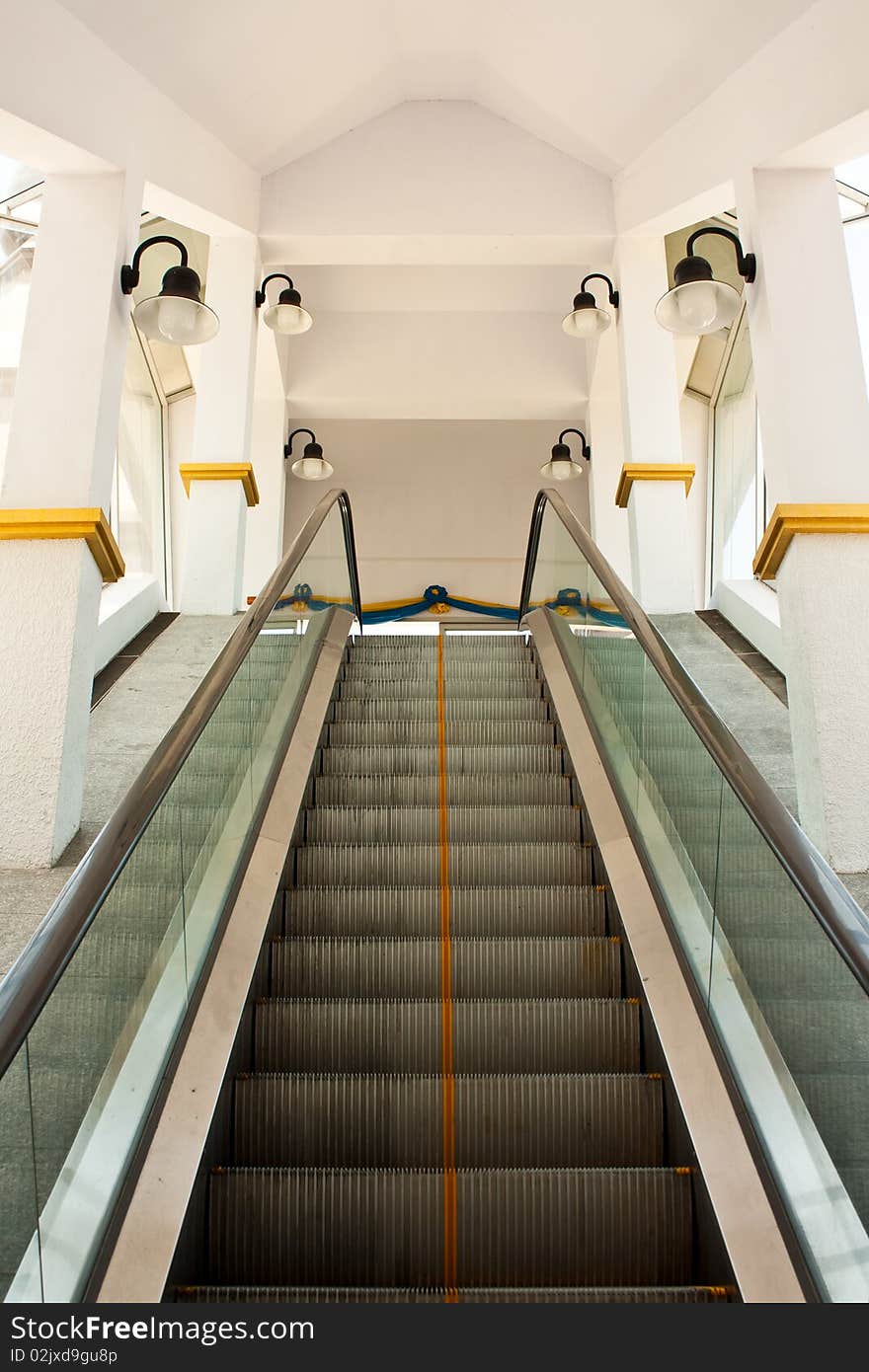 The escalator at Doi Inthanon. The escalator at Doi Inthanon