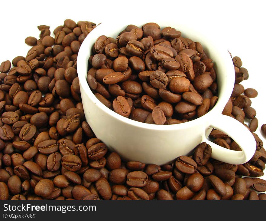 Mug With Coffee Beans