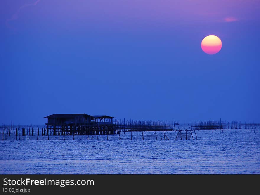 Pattaya Sea In Dark Mood