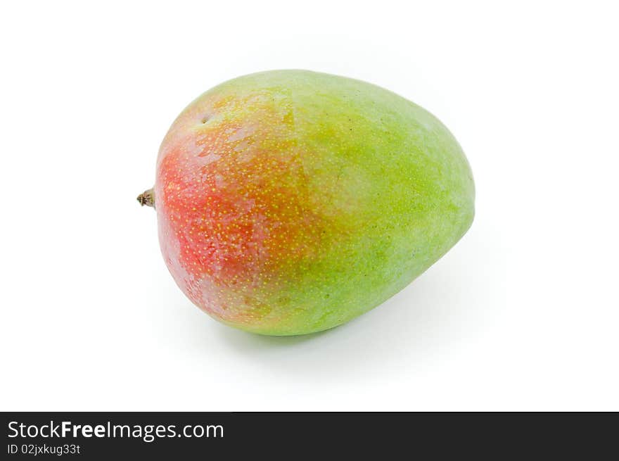 Fresh mango fruit isolated on white background