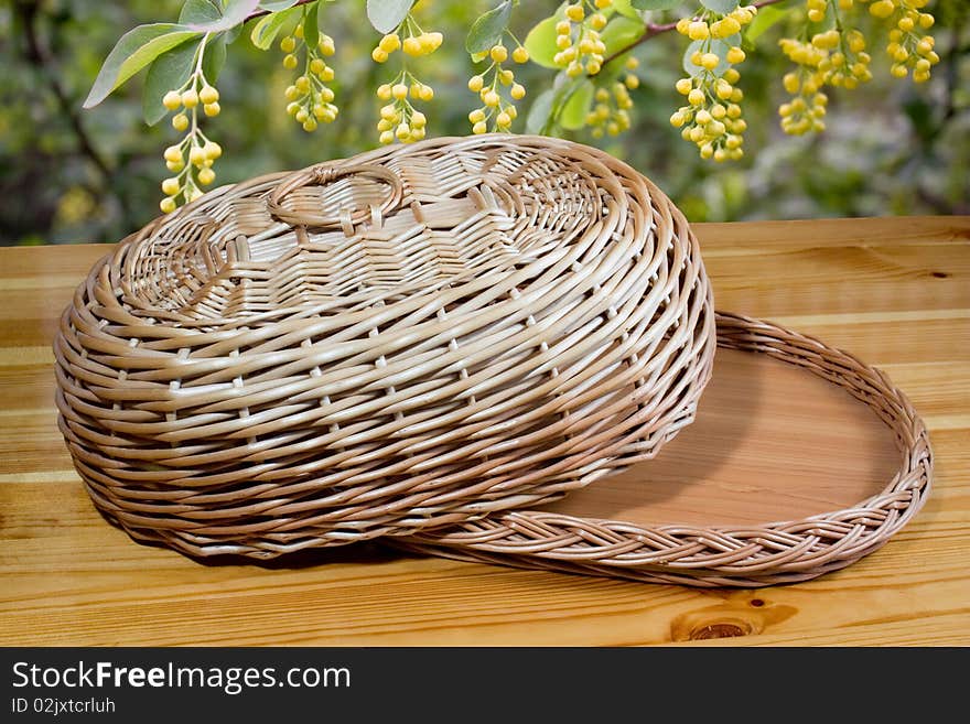 Breadbin on a table