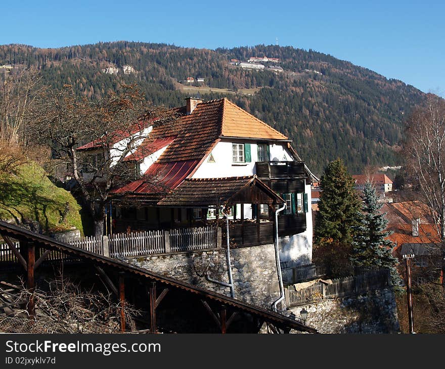 View of Murau,Styria,Austria. View of Murau,Styria,Austria